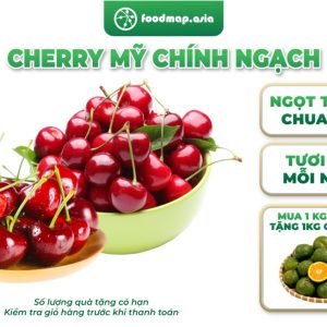 Cherry Mỹ Size 9.5 - Foodmap Fruits